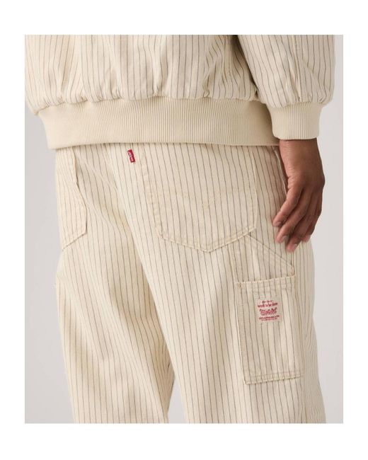 Levi's Natural 568 Loose Straight Double-Knee Carpenter Pants for men
