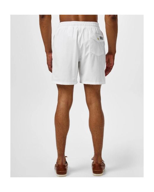 Polo Ralph Lauren White Traveller Shorts for men