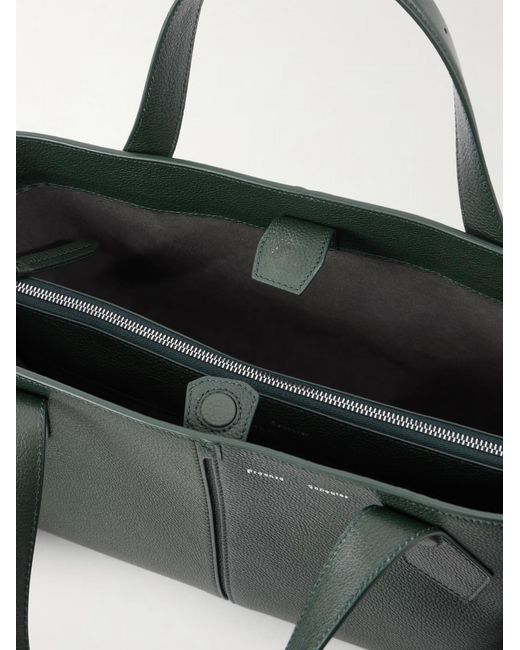 Proenza Schouler Black East West Chelsea Textured-Leather Tote