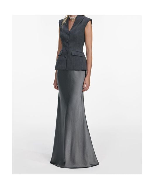 Self-Portrait Black Buttoned Maxi Dress