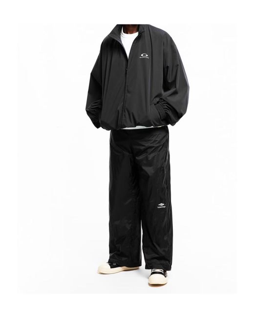 Balenciaga Black Logo Casual Jacket for men