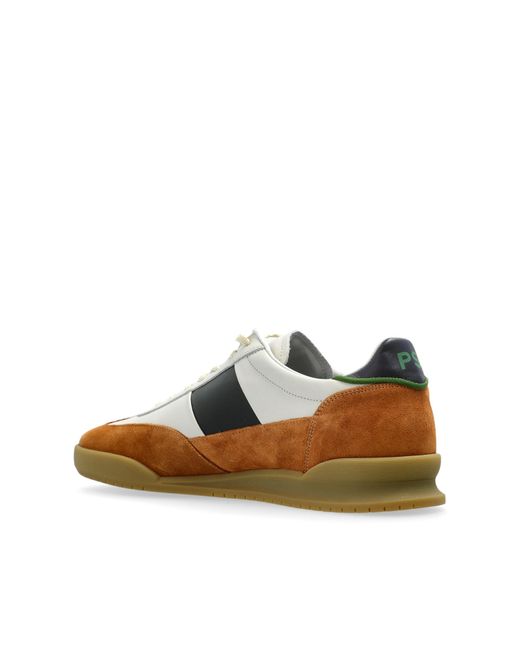 Paul Smith Brown Ps Paul Smith Logo Stamp Sports Shoes for men