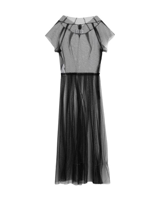 Maison Margiela Gray Short Sleeves Dress