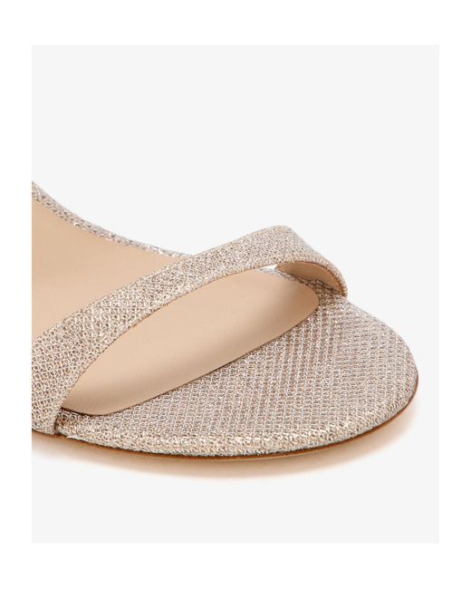 Stuart Weitzman Metallic Nudist Ii 75 Sandals