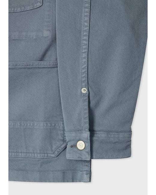 Paul Smith Blue Patch Pocket Chore Jacket for men
