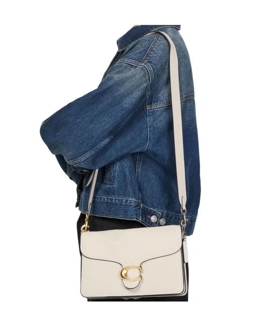 COACH White Tabby Shoulder Bag