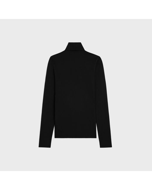 Céline Black High Neck Top for men