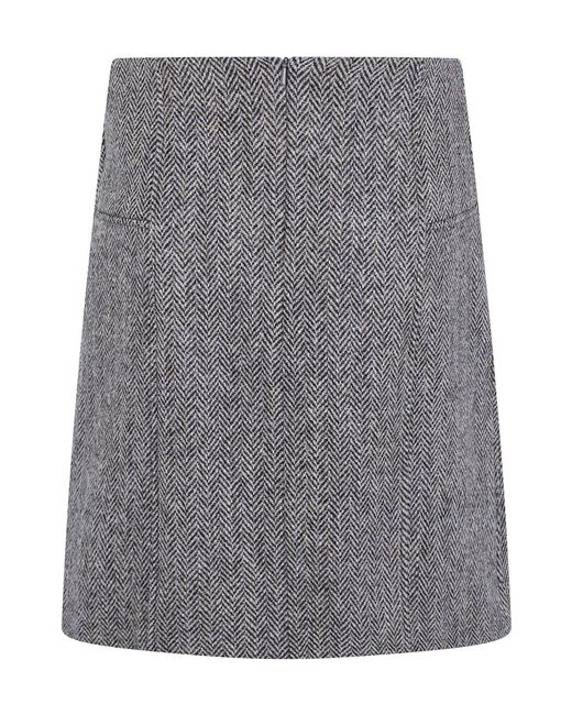 Paul Smith Gray A-Line Skirt