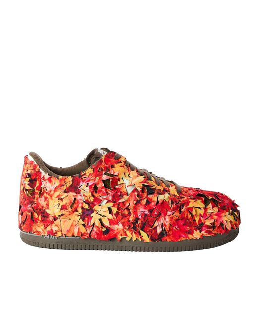 Nike Red Colorful Leaf Casual Shoes for men