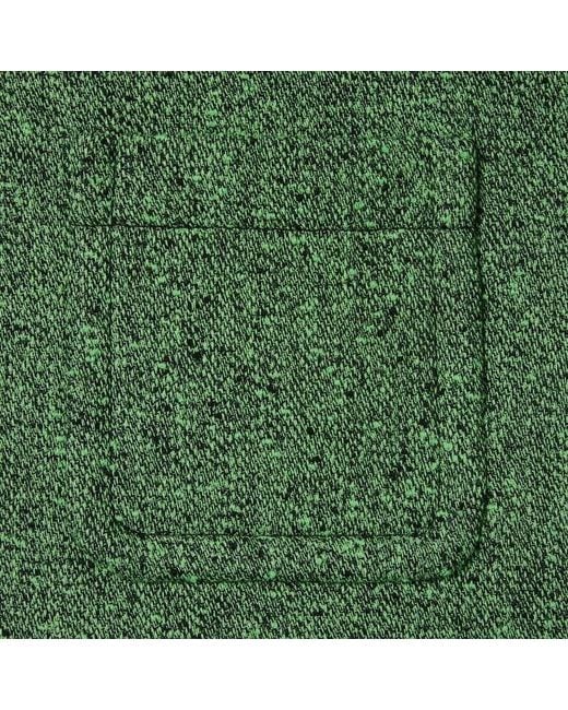 Gucci Green Mouline Long-Sleeve Dress