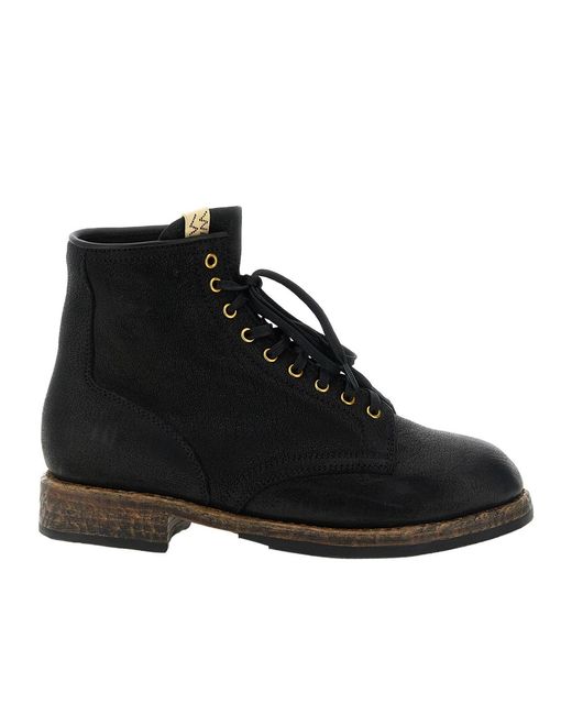 Visvim Black Lace-Up Boots for men
