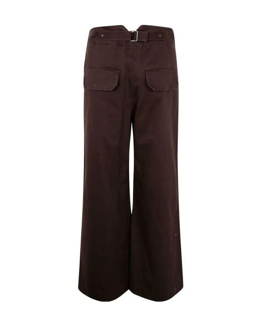Entire studios Brown Cinch Wide-Leg Trousers