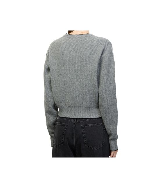 Chloé Gray Logo Sweater