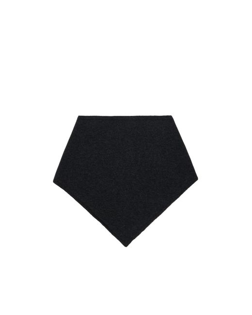 Paloma Wool Black Knotted Wool Scarf
