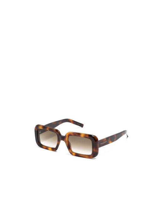 Saint Laurent Multicolor Eyewear Rectangular Frame Sunglasses for men
