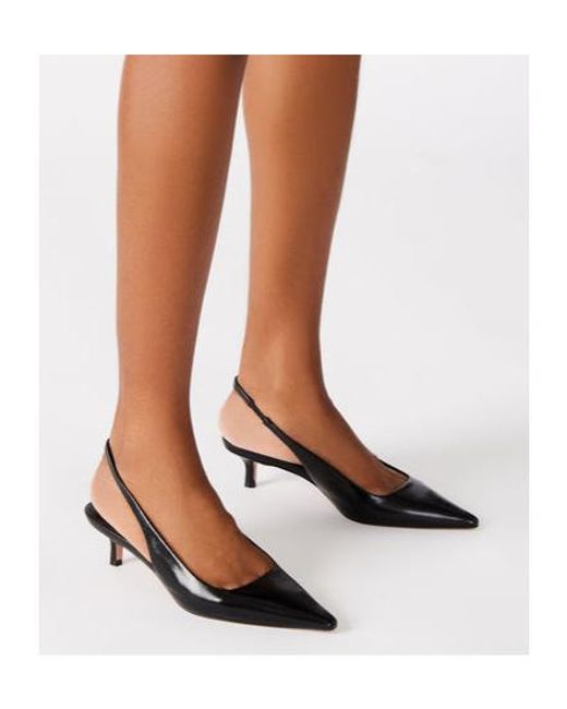 Steve Madden Black Kari Slingback Heeled Pumps