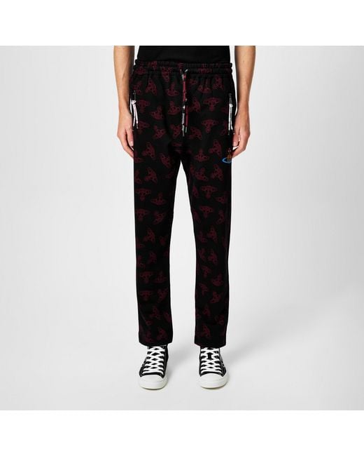 Vivienne Westwood Black Elastic Waist Long Pants for men
