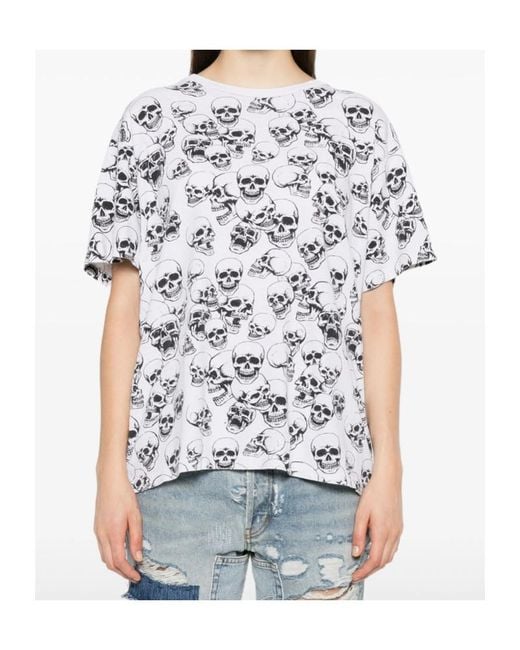 GALLERY DEPT. White Skull-Print T-Shirt for men