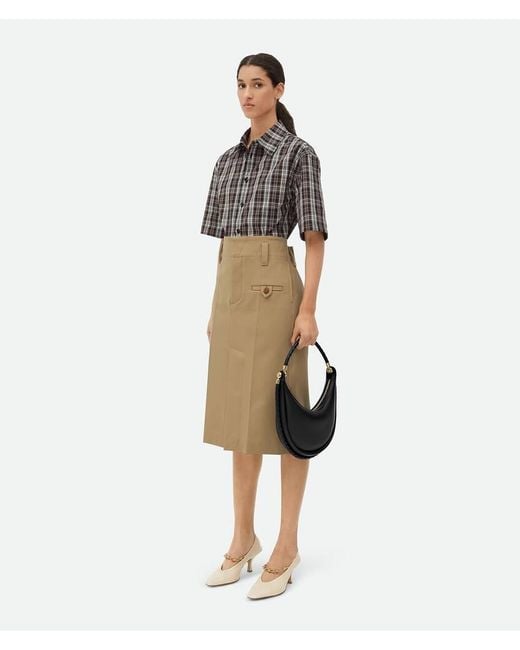 Bottega Veneta Black Hula Hoop Shoulder Bag
