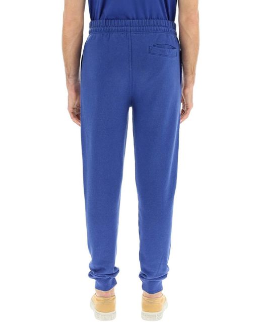 Maison Kitsuné Blue Logo Sweatpants for men