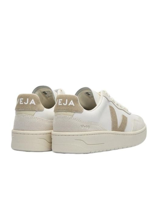 Veja Natural V-90 Lace-Up Sneakers for men