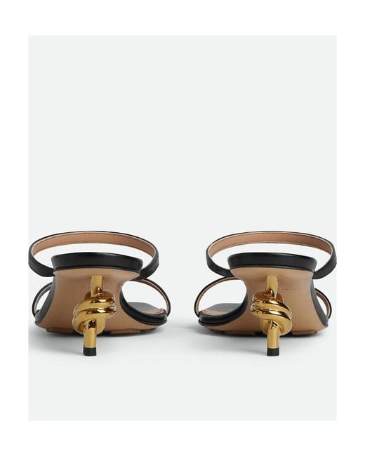 Bottega Veneta White Knot Mules
