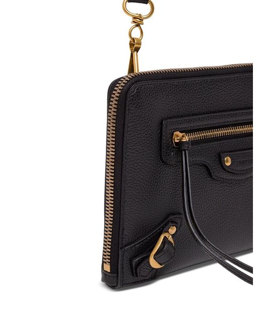 Balenciaga Black Neo Classic Crossbody Bag