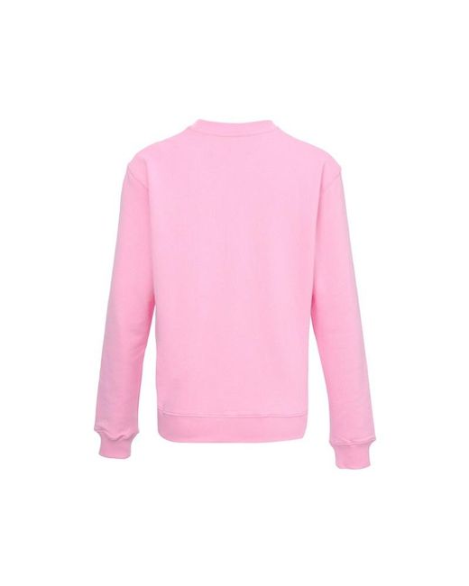 MSGM Pink Logo Details Sweater