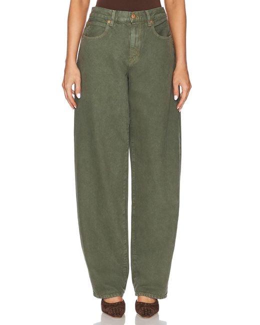 SLVRLAKE Denim Green Belt Loop Casual Pants