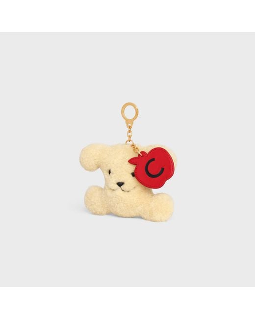 Céline Multicolor Triomphe Pom-Pom Charm Apple