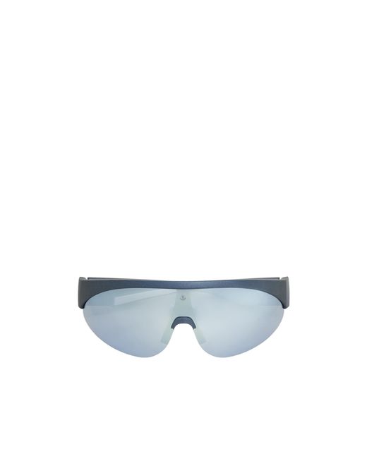 Moncler Blue Myrr Oval Sunglasses for men
