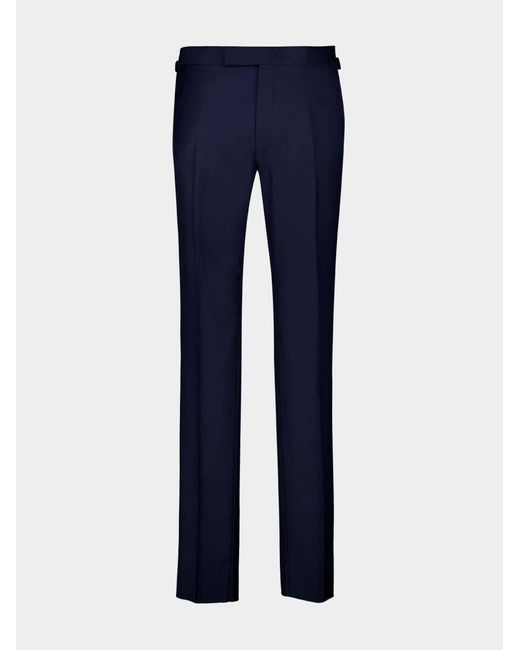 Tom Ford Blue Single-Breasted Tailored Suit for men