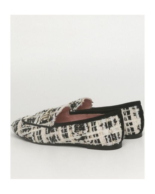 Pretty Ballerinas Gray Faye Loafer Shoes