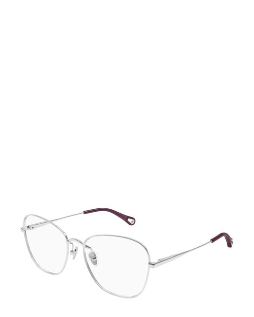 Chloé White Chloé Eyewear Cat-Eye Glasses