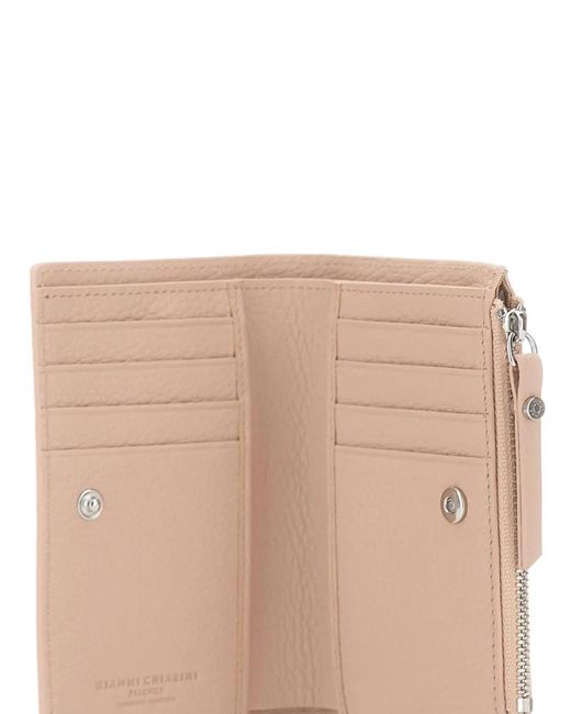 Gianni Chiarini Natural Dollaro Compact Wallet