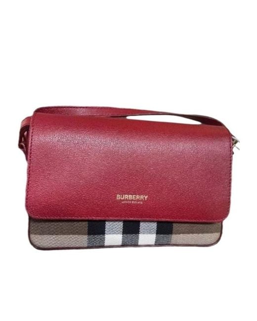 Burberry Red Logo Shoulder Bag