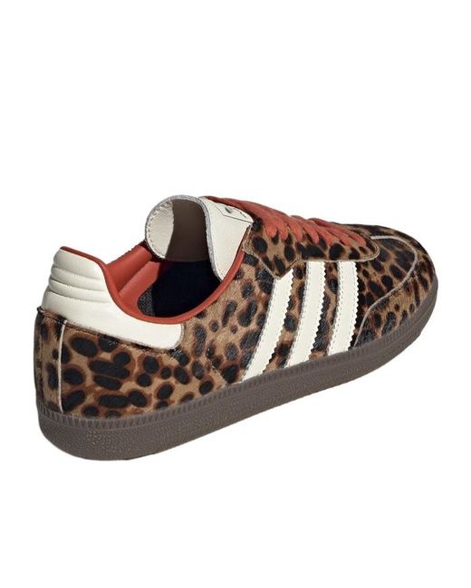 Adidas Originals Brown Samba Og Lace-Up Sneakers