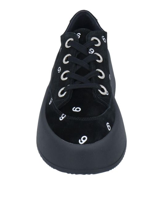 MM6 by Maison Margiela Black Low-Top Trainers