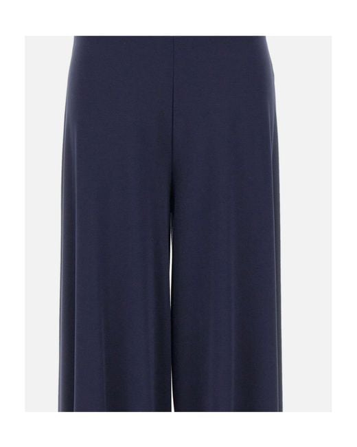 Kaos Blue Wide-Leg Pants