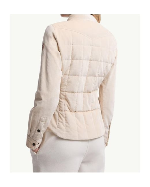 Moncler Natural Nangy Down Shacket