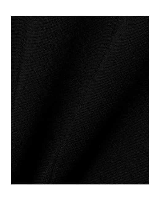 Galvan Black Aria Stretch-Knit Bodysuit