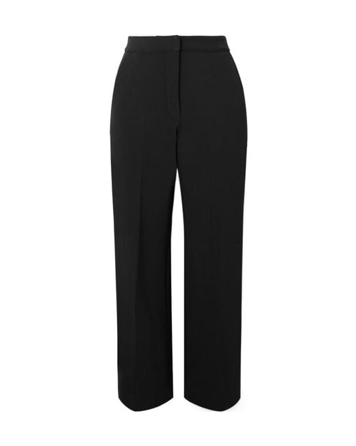 Proenza Schouler Black Alexia Straight-Leg Casual Pants