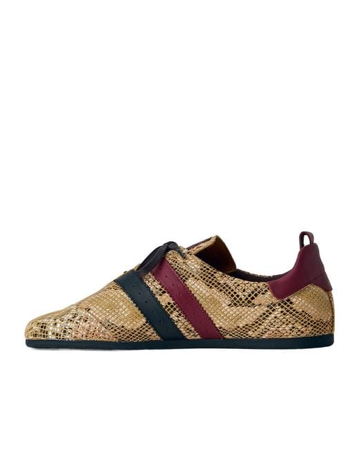 Vivienne Westwood Brown Drunken Textured Low-Top Sneakers for men