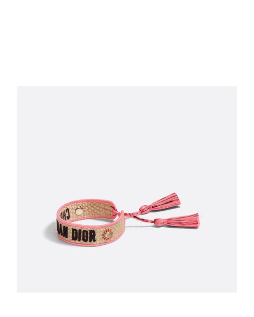 Dior Pink Iviera Christian Bracelet
