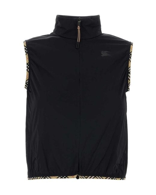 Burberry Black Aimee Sleeveless Jacket
