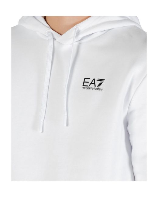 EA7 Blue Long-Sleeve Sweatshirt for men