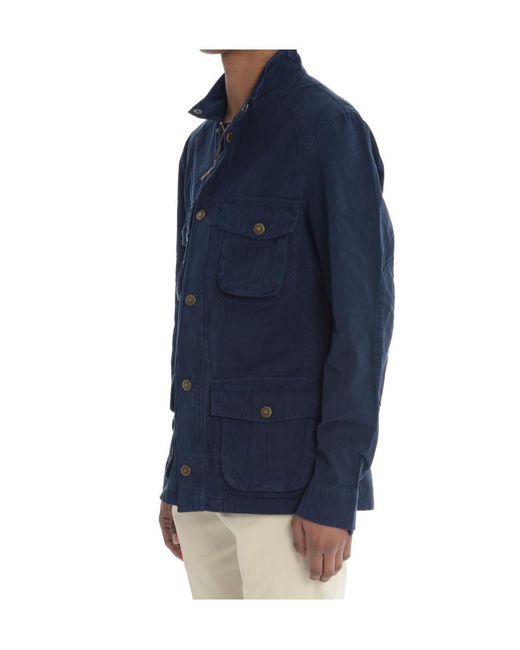Barbour Blue Corbridge Jacket for men