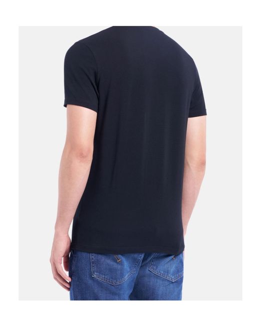 Dondup Blue Crew Neck T-Shirt for men