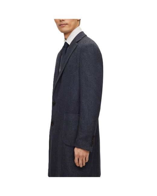 Boss Blue Casual Minimalist Blazer for men