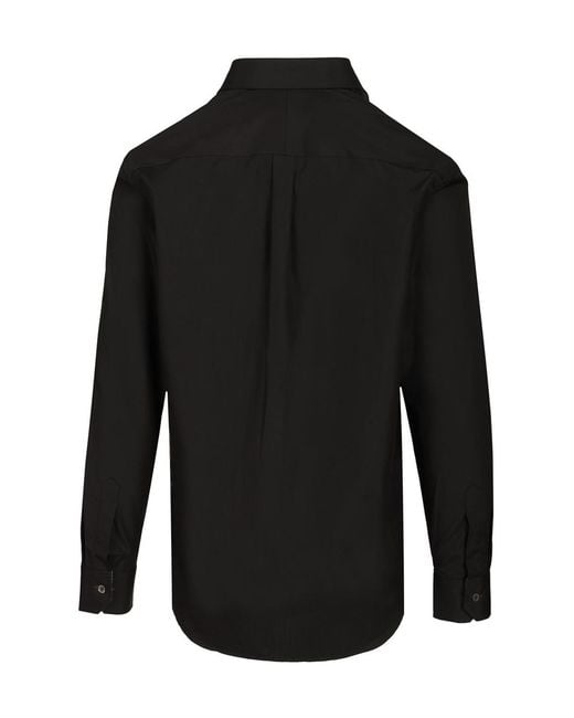 Paul Smith Black Artist Stripe Cuff Shirt for men